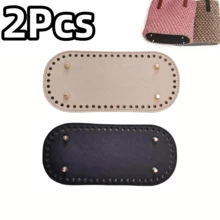 1 pieza/2/3Pcs Fondo de bolso de cuero PU, fondo de bolso precortado adecuado para la fabricación de bolsos DIY, adecuado para la fabricación de bolsos de mujer y la fabricación de carteras DIY - Multicolor - Ver 16