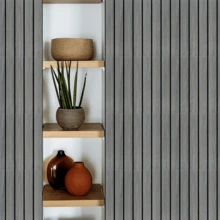 10pcs/Set 30cm X 30cm Self-Adhesive Grid Wallpaper, Wall Panels, Easy To Tear And Stick, Striped Design, Suitable For Countertop And Furniture Renovation, Indoor Wall Decor, Ideal For DIY Projects - 10pcs - View 8