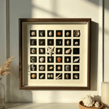 1 pièce d'art de luxe en coquillage, convient pour la décoration de la maison, le bureau de la chambre à coucher, la décoration murale, la collection de coquillages, un excellent choix de cadeau - coquille - Voir 6