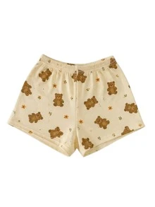 Kit8 Short Feminino Estampado Confortável Moda Casual - Multicolorido - Visão 10