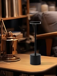 1pc Minimalist Art USB Charging Lamp - Modern Design, 3-Color Touch Home Night Light With 3 Color Temperature Settings, Suitable For Bedroom, Living Room, Dining Room, Coffee Shop, Office, Dining Hall, Bedside, Creating Warm Home Atmosphere, Creative Gift - 彩色 - 查看 1