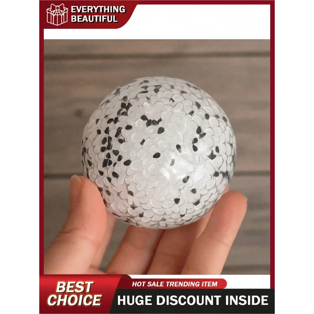 5/3/1PCS Sesame Rice Ball Squishy Stress Relief Toy, Ice Skin Texture Moldable Squeeze Fidget, Slow Rebound Handmade Sensory Decompression Ball, Soft Slow Rising Squishy, Crunchy Squishy, Wax Cracking Squishy, Clay Squishy, Stress Ball, Fidget Toy, Sensory Toy, Anxiety Relief Relaxation Toy, Desktop Decor, Office Desk Accessories, Room Decor, Cute Stuff, Mini Toys, Trinkets, Ideal Birthday Gift, Graduation Gift, Party Favor, Gift For Adults Women - Nhiều màu - Xem 1