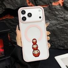 マグネット式黄ばみ防止 | 高級感あふれる2in1アクリルマグネット式スマホケース！スタイリッシュで手触りも良く、実用的な保護機能とマグネット式・耐衝撃設計を融合させた、高級感あふれるケースです。 達磨ケース  11  17e 手机壳  17e 手机壳 家族、恋人、友人、そして子供たちへのプレゼントに最適です。  15 Pro/14 Plus/16e/16 Plus/12 Pro Max/15/15 Plus/13 Pro Max/14 Pro Max/12 Pro/16/17e/16 Pro/11 Pro/14/12/17/17 Pro/13/16 Pro Max/Apple  Air/17 Pro Max/14 Pro/11 Pro Max/15 Pro Max/ 13 pro - ピンク - チェックする 13