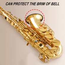 Saxophone Noise Reduction Ring, For Alto, Tenor, Soprano Saxophone, Mute Cover, Bell Protector - Alto Saxophone Noise Reduction Ring - View 7