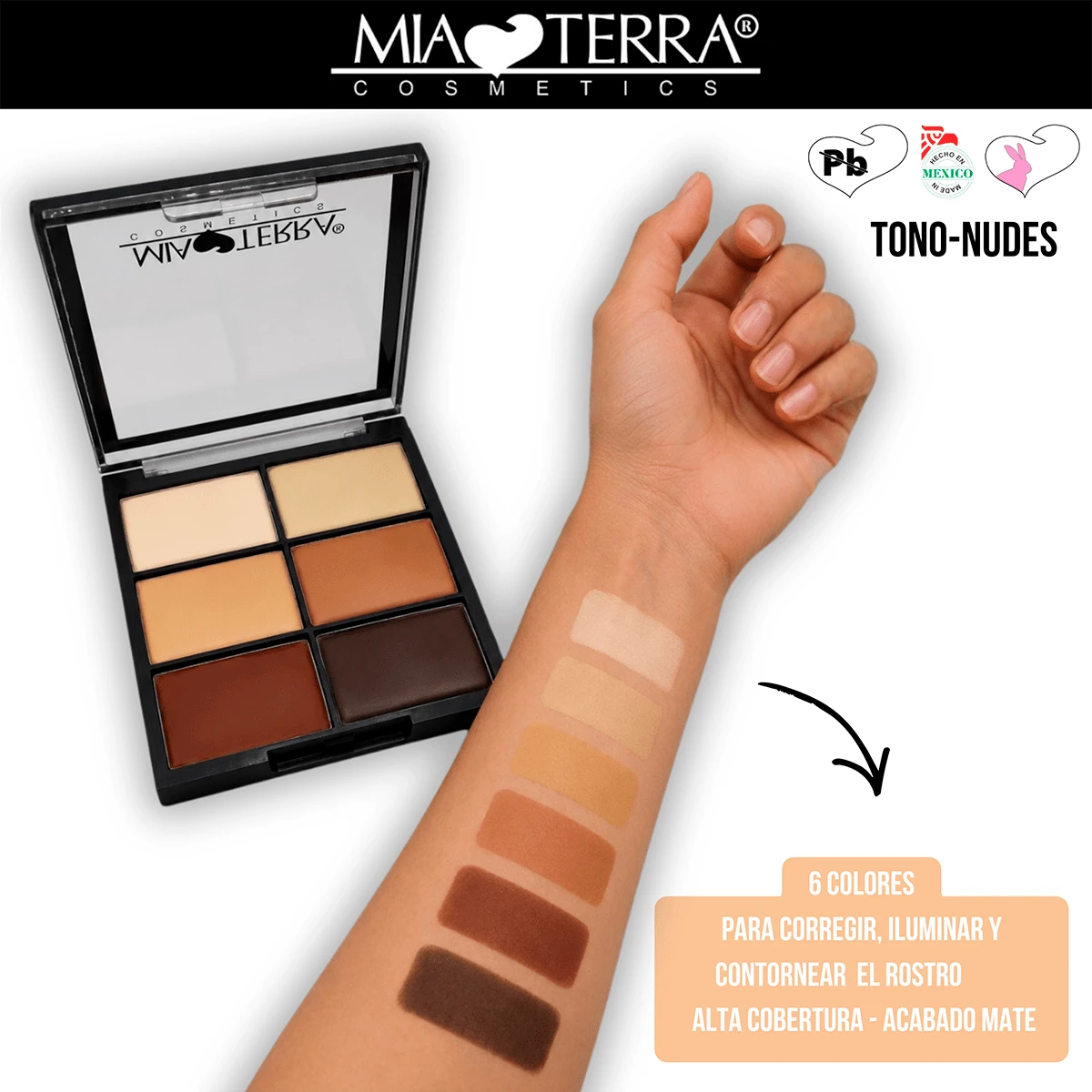 MIA TERRA COSMETICS Concealer - Nude - View 1