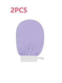 3/2/1 Peças Conjunto de Luvas e Escovas Esfoliantes para o Corpo, Adequado para Chuveiro, SPA, Massagem, Inclui Luvas Esfoliantes, Toalha Dupla Face e Escova Corporal, Limpeza Profunda, Remove a Pele Morta - Visão 13