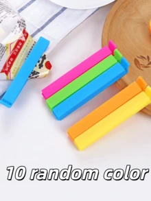 1/10/20/30pcs Food Bag Clips, Portable Food Freshness And Sealing Clips, Moisture-Proof And Dust-Proof, Suitable For Various Plastic Bags And Snack Bags, Kitchen Storage And Organization, Kitchen Accessories, Kitchen Tools, Suitable For Bedroom, Travel, Office, School And Other Places. - Multicolor - View 13