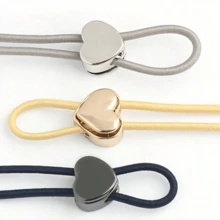 Khóa dây rút hình trái tim đa chức năng, khóa điều chỉnh lò xo, nút chặn dây rút áo nỉ và ba lô, phụ kiện quần áo, phụ tùng thủ công, bền và thiết thực, đồ dùng tự làm mũ và may vá. - Nhiều màu - Xem 6