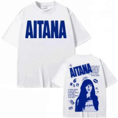Camiseta gráfica del Tour Cuarto Azul del cantante para hombres y mujeres, camiseta de algodón de manga corta con estética de moda, camiseta informal oversize