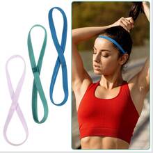 Diadema deportiva transpirable y ligera, cinta elástica delgada para fitness, diadema deportiva multicolor adecuada para yoga, gimnasio, correr, unisex - diadema deportiva - Ver 4