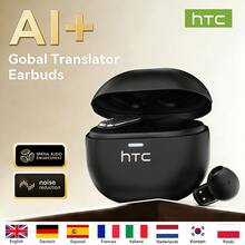 Auriculares HTC NE16 con Traducción AI Bluetooth V6 Inalámbricos TWS Intraurales con Función de Traducción AI Larga Duración de Batería Cancelación de Ruido Ligeros - Ver 11