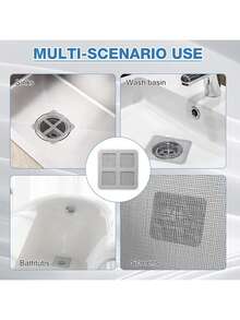 100/200 buah Filter Penangkap Rambut Kamar Mandi Ekstra Lebar, Cocok untuk Wastafel Dapur dan Kamar Mandi, Mencegah Rambut dan Kotoran Menyumbat Saluran Pembuangan - MultiWarna - View 8