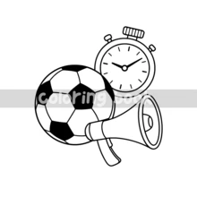24 Pages Single-Sided A4 Size "Football Designer" Cute & Comfortable Adult Coloring Book, Bold Simple Football Themed Line Art, Stress Relief Relaxation Coloring Book, Suitable For World Cup, Birthday, Back To School And Daily Leisure, Great For Family Activities, Stationery And Room Decor - Coloring Book - View 4
