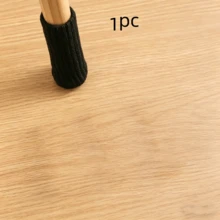 4 buah Pelindung Kaki Kursi Tebal, Kaus Kaki Furnitur Rajutan Elastis dengan Alas Felt, Penutup Kaki Kursi Makan dan Sofa Tahan Aus dan Senyap, Perlindungan Lantai Anti Gores - A - View 14