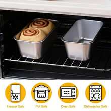 Aluminum Alloy Brownie Cake Mold, Toast/Bread Box, Baking Tool - View 7