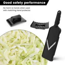 1PC V-Knife Multifunctional Vegetable Slicer, Cabbage Slicer, Vegetable Slicer, Salad Potato Cucumber Peeler, Carrot Shredder, Cabbage Slicer, Kitchen Cutting Tool, Multifunctional Handheld Potato Cucumber Slicer, Fruit Slicer, Available In 6 Colors - Multicolor - View 11