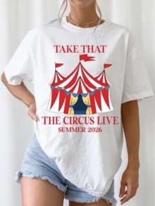 Take That The Circus Live Summer 2026 Concert T-Shirt - White - View 1