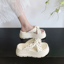 Women Platforms & Wedge Sandals - Off White - View 2