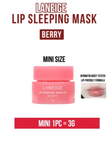 Laneige 兰芝唇部睡眠面膜,20克/0.7盎司 - 畅销产品,经皮肤科医生测试,蕴含浆果提取物和3%乳木果油,4周内改善唇纹,提升唇部光泽,滋养干燥/皲裂的双唇,夜间修护,妆前打底,适合敏感/受损唇部肌肤 - 蘭芝睡眠唇膜 莓果味 - 查看 12