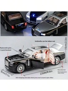 2025 New 1pc Set - Phantom Convertible, Inertia Simulation Car Model Toy, Car Ornament, Office Toy, Birthday Gift, Graduation Gift, Holiday Gift, Perfect Gift, Gift - Multicolor - View 3