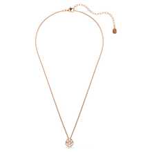 SWAROVSKI CONSTELLA 2026年新款新品項鍊女項鍊鎖骨鏈,圓形切割, 舞動寶石, 白色, 粉紅色,鍍玫瑰金色調,鍍銠,生日禮物,聖誕禮物,開學禮物,成年禮,母親節禮物 - 玫瑰金 - 查看 9