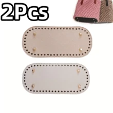 1 pieza/2/3Pcs Fondo de bolso de cuero PU, fondo de bolso precortado adecuado para la fabricación de bolsos DIY, adecuado para la fabricación de bolsos de mujer y la fabricación de carteras DIY - Multicolor - Ver 27