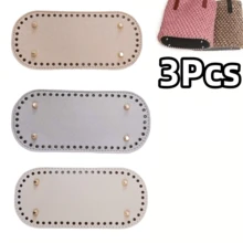1 pieza/2/3Pcs Fondo de bolso de cuero PU, fondo de bolso precortado adecuado para la fabricación de bolsos DIY, adecuado para la fabricación de bolsos de mujer y la fabricación de carteras DIY - Multicolor - Ver 19