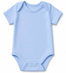 Baby Set Of 4 Short-Sleeved Bodysuits, 100% Cotton – Newborn Maternity Layette – Unisex (Boy/Girl) – Assorted Colors - 男生 - 查看 2