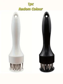 1pc Meat Tenderizer, Half-Blade Stainless Steel Needle Steak Tenderizing Tool, Non-Slip Handle, Suitable For Beef, Pork And Chicken Tenderizing, Kitchen Cooking Tool With Hanging Hole - Meat Tenderizer - View 10