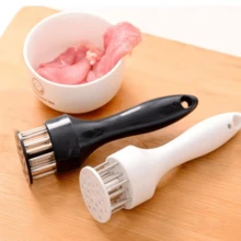1pc Meat Tenderizer, Half-Blade Stainless Steel Needle Steak Tenderizing Tool, Non-Slip Handle, Suitable For Beef, Pork And Chicken Tenderizing, Kitchen Cooking Tool With Hanging Hole - Meat Tenderizer - View 6