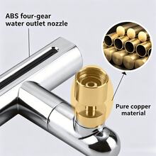 Waterfall Faucet Aerator 360° Swivel Anti-Splash Water Saving Faucet Extension Sprayer For Kitchen - Multicolor - View 5