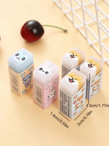 5/10 cục tẩy hình thú cưng dễ thương, cục tẩy hình động vật hoạt hình, cục tẩy học sinh dễ lau chùi, văn phòng phẩm chất lượng cao, phần thưởng học tập cho học sinh, đồ dùng cần thiết cho năm học mới. - Tẩy hình động vật hoạt hình - Xem 4
