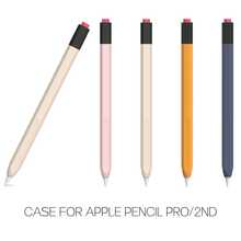 Silicone Case Compatible With Apple Pencil 2nd Generaion&Apple Pencil Pro Cover,Protective Holder Grip Sleeve - Multicolor - View 3