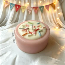 1支/盒,柔软可爱的奶油糖果造型大豆蜡烛,适合营造生日氛围,奶油风格家居装饰,少女礼物,闺蜜纪念品,生日派对装饰 - 1PC - 查看 9