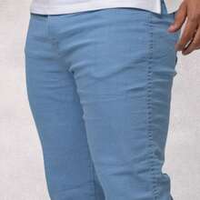 Men's Slim Trousers In Premium Jeans With Lycra Elastane (Choose Your Variation) - Lavado ligero - Ver 2