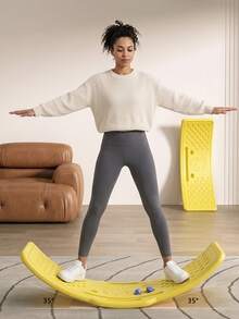 1pc Balance Board - Sensory Training And Motor Skill Development, Coordination And Core Strength, TPE Material, Suitable For All Ages, Balance Exercise, Home Workout, Enhances Balance, Promotes Body Stability And Improves Posture, Indoor Use - Multicolor - View 4