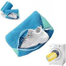 New Style Brake Zipper Shoe Bag, Washing Bag For Shoes, Shoe Care Bag, Dedicated For Washing Machine, Slouchy Person's Shoe Washing Bag, Household Machine Washale Shoe Bag, Prevents Shoe Deformation - View 10
