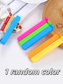 1/10/20/30pcs Food Bag Clips, Portable Food Freshness And Sealing Clips, Moisture-Proof And Dust-Proof, Suitable For Various Plastic Bags And Snack Bags, Kitchen Storage And Organization, Kitchen Accessories, Kitchen Tools, Suitable For Bedroom, Travel, Office, School And Other Places. - Multicolor - View 12