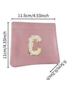 新款迷你C字形钱包，女士口红袋，耳机卡包，自动闭合小巧零钱包 - 彩色 - 查看 6