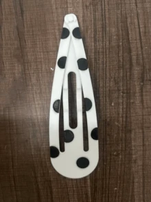 巨型波点发夹，服装装饰发夹，3D打印趣味桌面摆件，独特美学室内装饰，适合作为送给家人、朋友或办公室的趣味艺术礼物 - 波點 - 查看 13