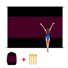 1pc Extra Large Beach Blanket, Oversized Beach Towel, Foldable Picnic Mat With Pocket, Lightweight Portable Beach Mat, Quick Dry Outdoor Picnic Blanket, Durable Anti-Sand Beach Towel, Suitable For Picnic, Travel, Camping And Hiking, Allowing You To Fully Enjoy Beach Time Uninterrupted (Size 100*145cm→300*300cm, Comes With 1 Storage Bag And 4 Ground Stakes) Can Be Used Year-Round, Space-Saving, Easy To Carry. - Hot Pink - View 7