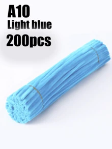10-400pcs Batang Chenille Pipa DIY Kemasan Massal Dengan Video Tutorial, 60 Warna Batang Chenille Tebal 30cm Berwarna-warni, Batang Kerajinan Plush yang Dapat Dibengkokkan, Cocok untuk Membuat Bunga, Kerajinan Kembali ke Sekolah, Aksesori Rambut Plush dan Dekorasi DIY, Warna Asli Sesuai Gambar - Beberapa - View 24
