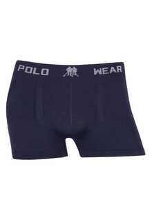 Set Of 3 Polo Wear Original Boys' Boxer Briefs For Kids - Premium Quality - 2 Hitam/1 Biru Tua - View 3