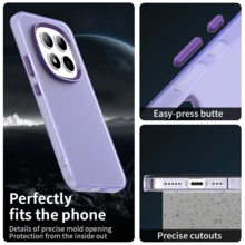 亲肤磨砂手机壳，兼容 Redmi Note 13/14/15、Turbo 5 系列、13/14/15/C；Poco X5/X6/X7/F6/F7/M6；Mate 80、Nova 12/13、Pura 70；荣耀 Magic 6/7、X8/X9、400；Reno 12/13/14/15、Find X8、A 系列；C61/C63/C75、GT Neo 6、Narzo/Note 系列；S19/S20、V40/V50/、X200、Y29/Y200 Pro - 紫色 - 查看 6