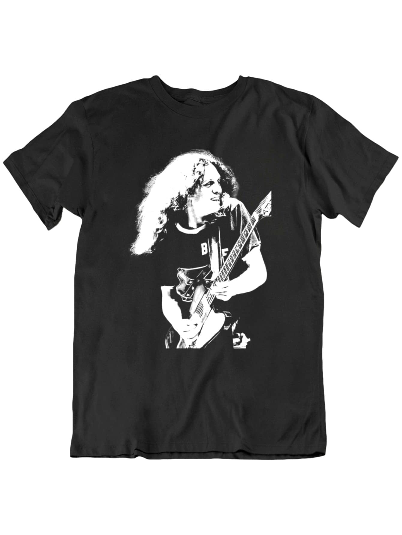 Nueva camiseta de regalo, con el guitarrista estadounidense Alan Collins. Ideal para fiestas y uso diario, perfecta para vacaciones y tiempo de juego, excelente para fiestas y vacaciones en familia, estilo urbano, moda moderna, atuendo de fiesta, ropa casual de verano. - Negro - Ver 1