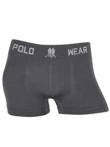 Set Of 3 Polo Wear Original Boys' Boxer Briefs For Kids - Premium Quality - 2 根黑色/1 根鉛 - 查看 2