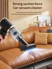 1pc Wireless Handheld Vacuum Cleaner, Dual Use For Home & Car, 5000Pa Strong Suction, Blow & Vacuum 7-In-1 Accessory Gift Box, Long-Lasting USB Rechargeable, Removes Pet Hair, Dust, Debris, Sofa Cleaning, Christmas Gift - MultiWarna - View 5
