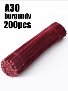 10-400pcs Batang Chenille Pipa DIY Kemasan Massal Dengan Video Tutorial, 60 Warna Batang Chenille Tebal 30cm Berwarna-warni, Batang Kerajinan Plush yang Dapat Dibengkokkan, Cocok untuk Membuat Bunga, Kerajinan Kembali ke Sekolah, Aksesori Rambut Plush dan Dekorasi DIY, Warna Asli Sesuai Gambar - Beberapa - View 29