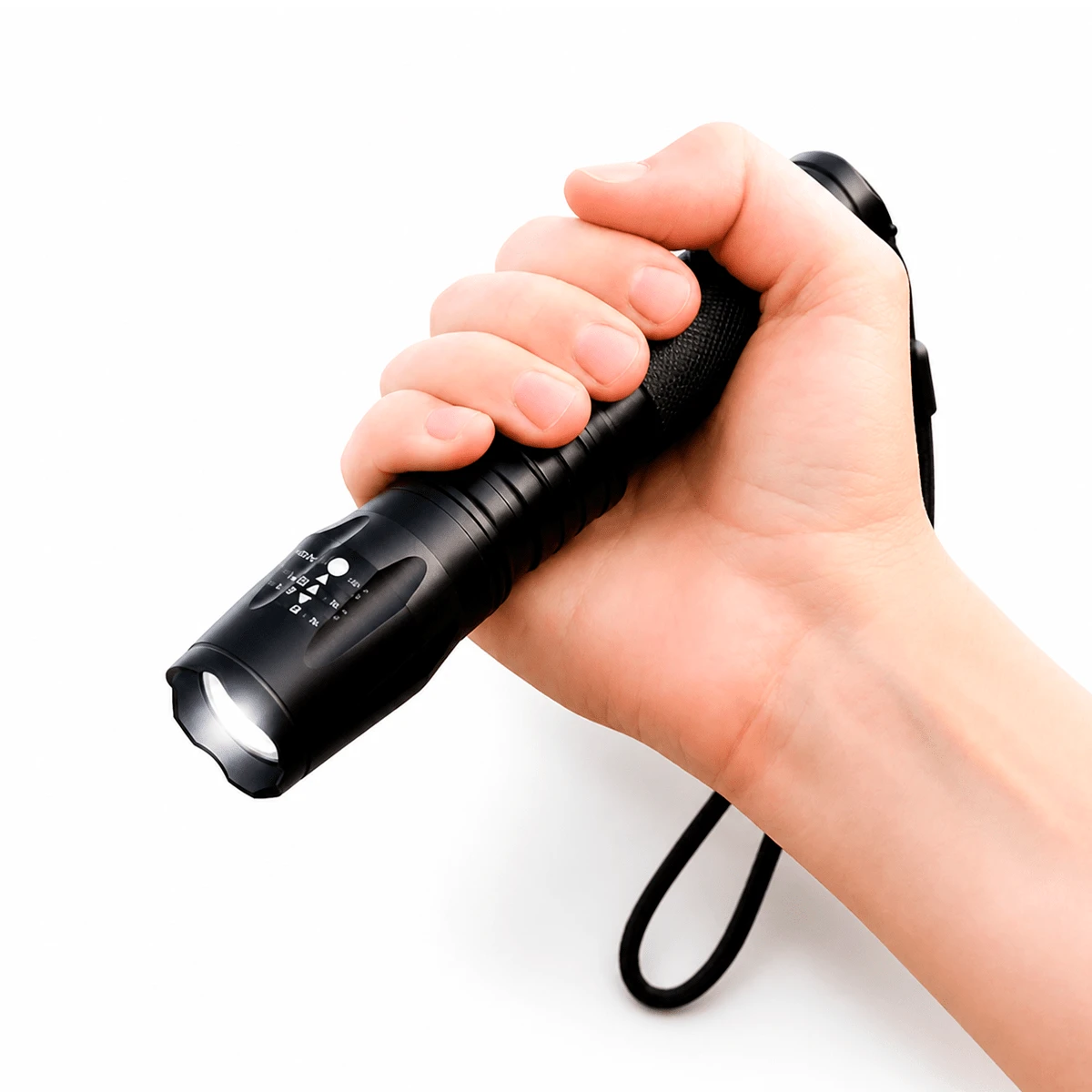 LED Flashlights - Black - View 1