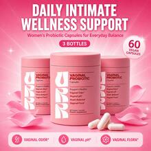 3 Bottles Women's Vaginal Probiotic, PH Balance, Odor & Yeast Support, Intimate Flora & Feminine Care, 180 Vegan Pills - 3瓶 - 查看 1